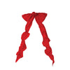 Luxe Red Velvet Tree Bow Topper - My Christmas