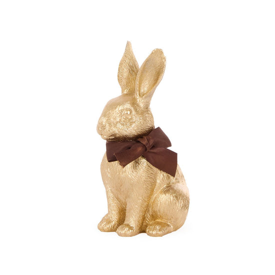 Luxe Sitting Bunny with Bow - My Christmas