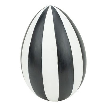 Luxe Striped Egg - 20cm - My Christmas