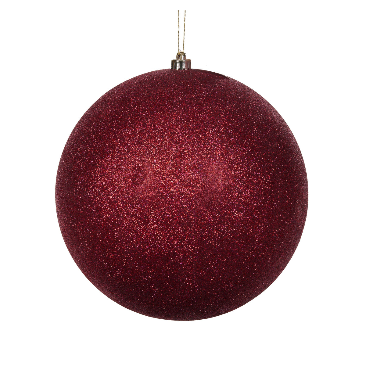 Luxe Wine Glittered Bauble - 30cm - My Christmas