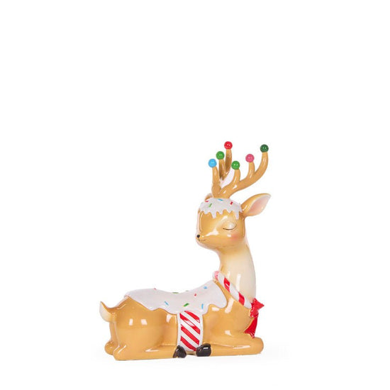 Lying Retro Candy Deer - My Christmas