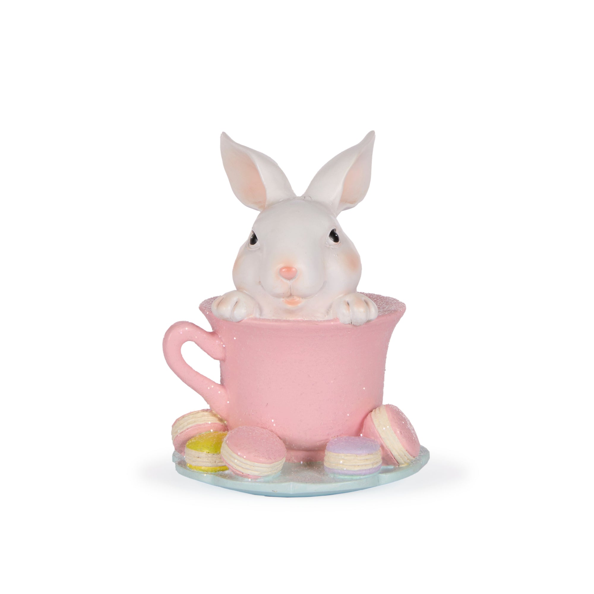 Macaron Bunny in Teacup - My Christmas