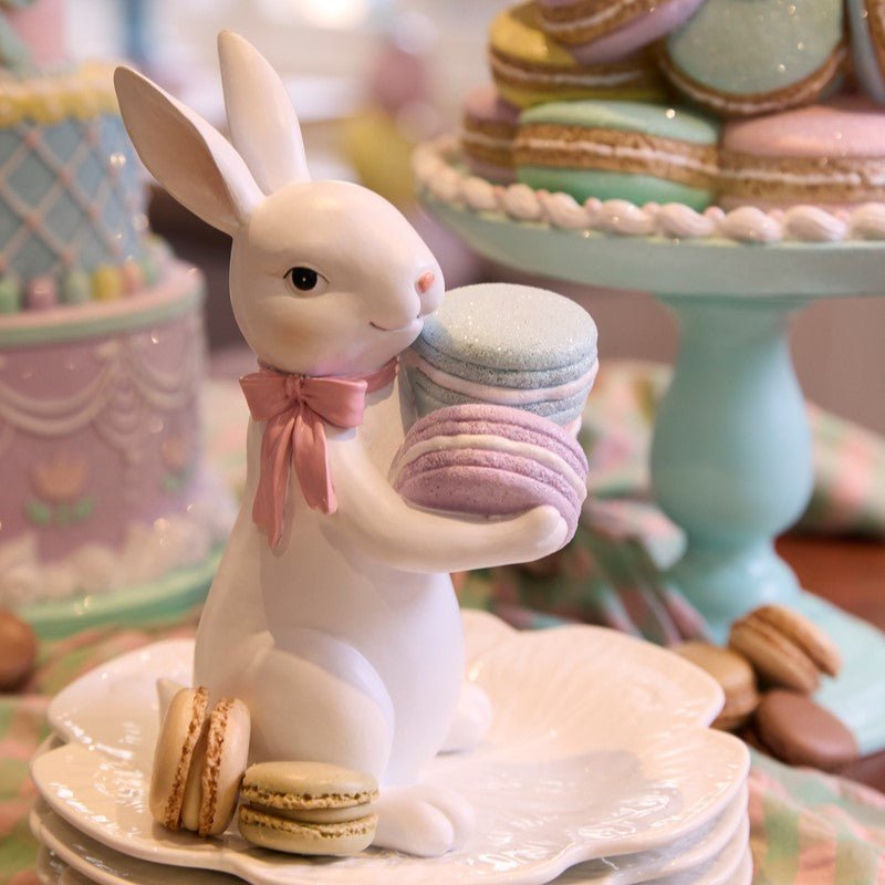 Macaron Bunny with Bow - My Christmas