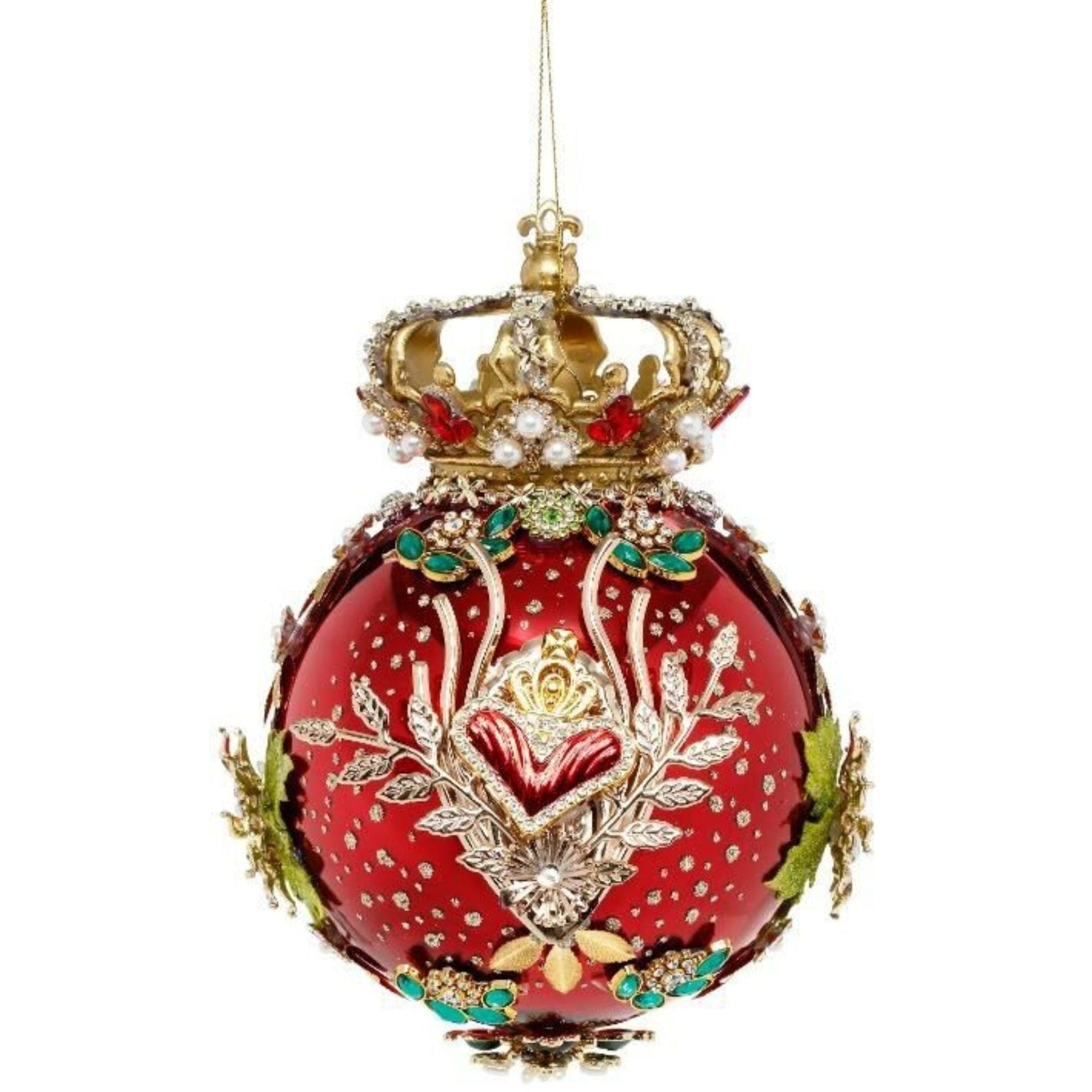 Mark Roberts - Crown Jewels Red Hanging Ornament - My Christmas