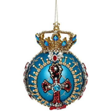 Mark Roberts - Crown Jewels Teal Hanging Ornament - My Christmas