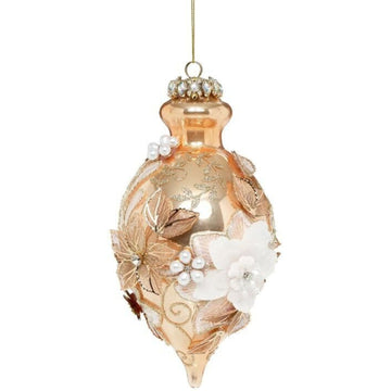 Mark Roberts - Kings Jewel Gold Finial Hanging Ornament - My Christmas