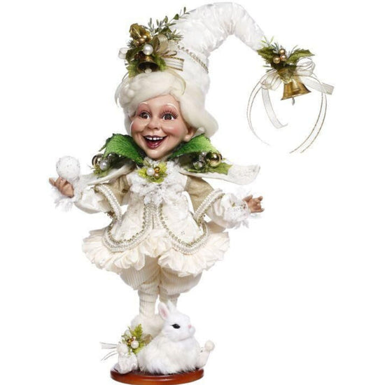 Mark Roberts - Snow Belle Elf on Base - Medium - My Christmas