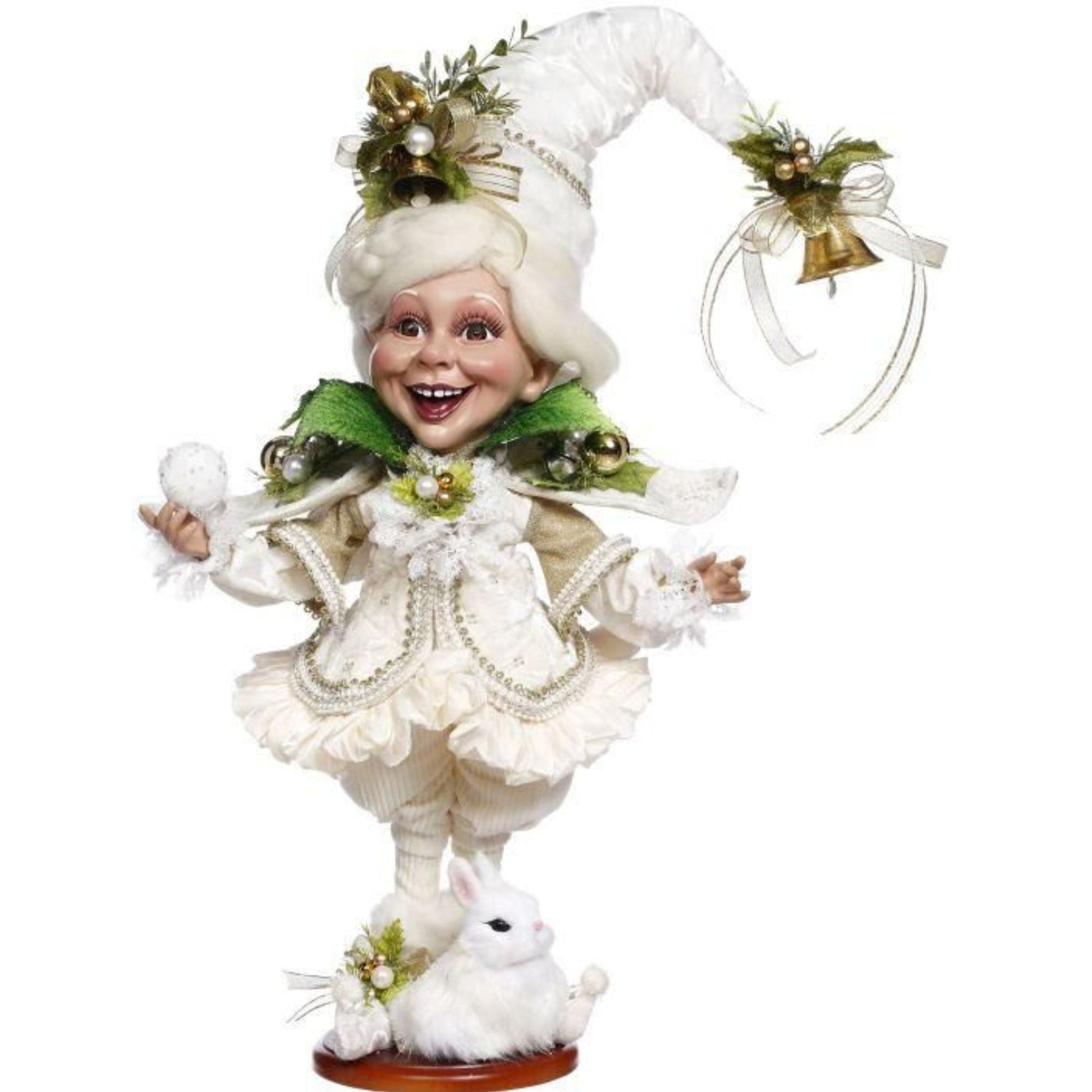 Mark Roberts - Snow Belle Elf on Base - Medium - My Christmas