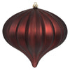 Matte Burgundy Onion Ornament - My Christmas