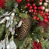 Matte Chocolate Pinecone Ornament - My Christmas