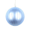 Matte Periwinkle Glitter Bauble - My Christmas