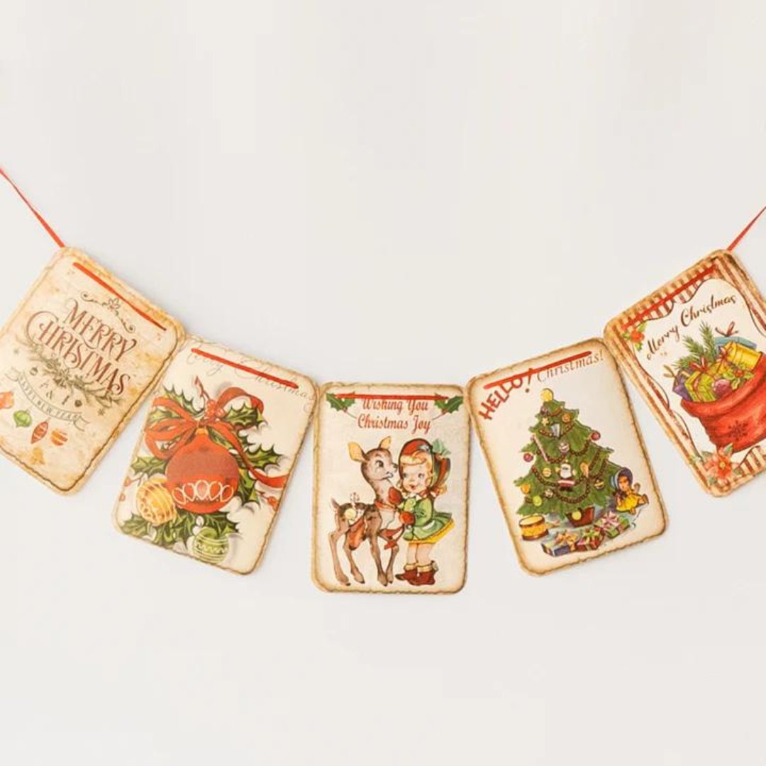 Memory Lane Christmas Card Banner - My Christmas