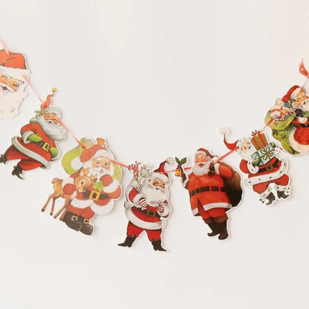 Memory Lane Santa Banner - My Christmas