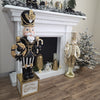 Merry Christmas Nutcracker with Wreath - My Christmas