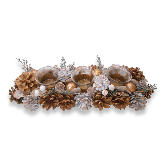 Metallic Woodland Centrepiece - My Christmas