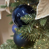 Midnight Blue Bauble Cluster Pick - Large - My Christmas