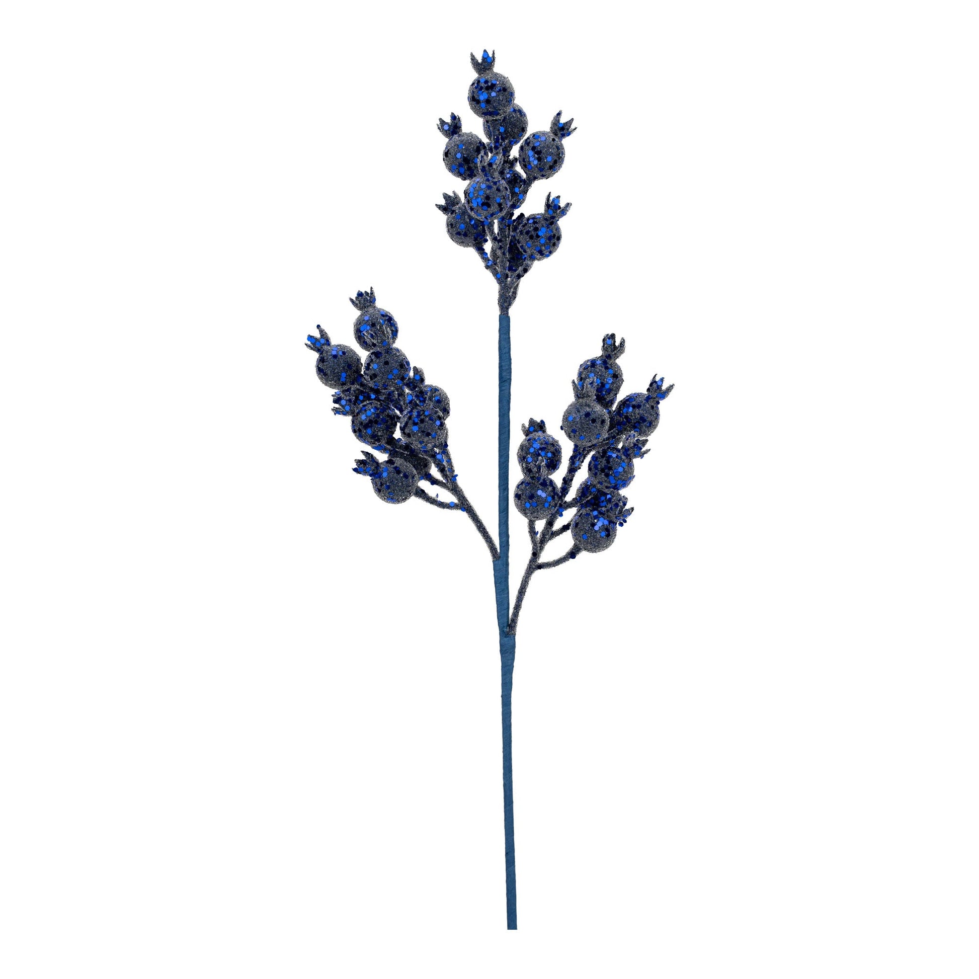Midnight Blue Berry Spray - My Christmas