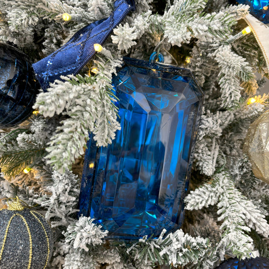 Midnight Blue Rectangle Jewel - My Christmas