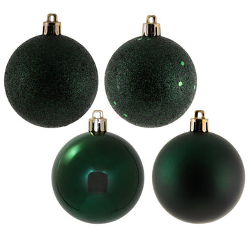 Midnight Green Baubles - Various Sizes - My Christmas