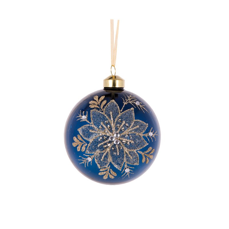 Midnight Lotus Bauble - My Christmas