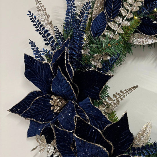 Midnight Noel on Green Wreath - My Christmas