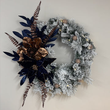 Midnight Noel with Copper Wreath - 60cm - My Christmas