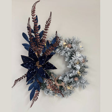 Midnight Noel with Deer Wreath - My Christmas