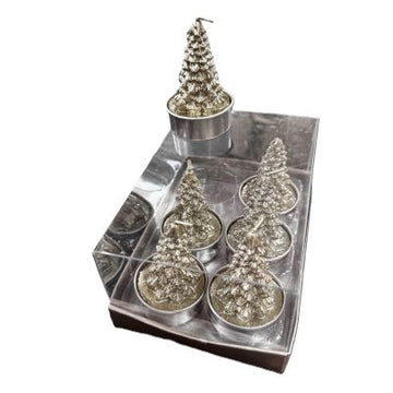 Mini Champagne Tree Candle - Box of 6 - My Christmas