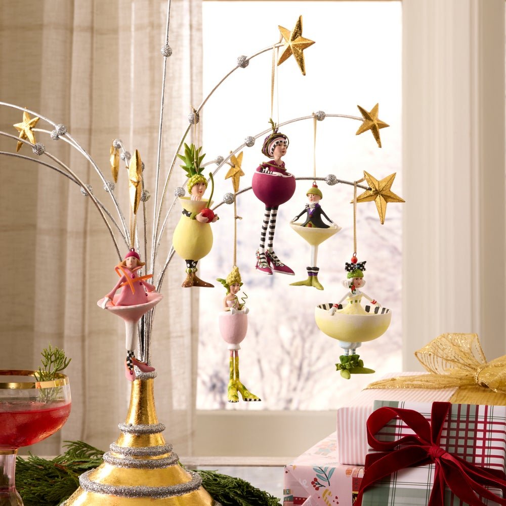 Mini Cocktail Ornaments - Set of 6 - My Christmas