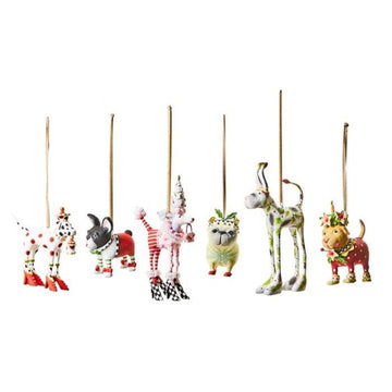Mini Dog Ornaments - Set of 6 - 2024 - My Christmas