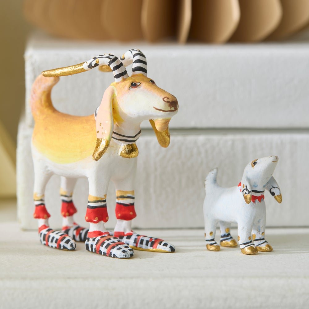 Mini Nativity Nathan & Noel Goat Figure - My Christmas