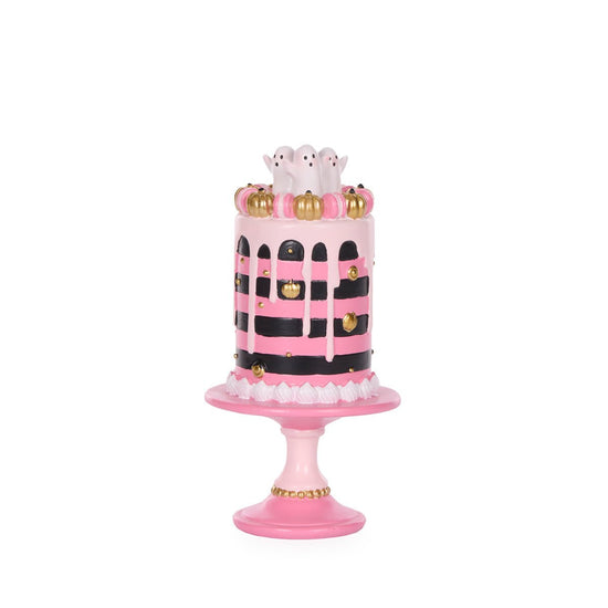 Mini Pink Candy Ghosts Cake - My Christmas