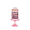Mini Pink Candy Ghosts Cake - My Christmas
