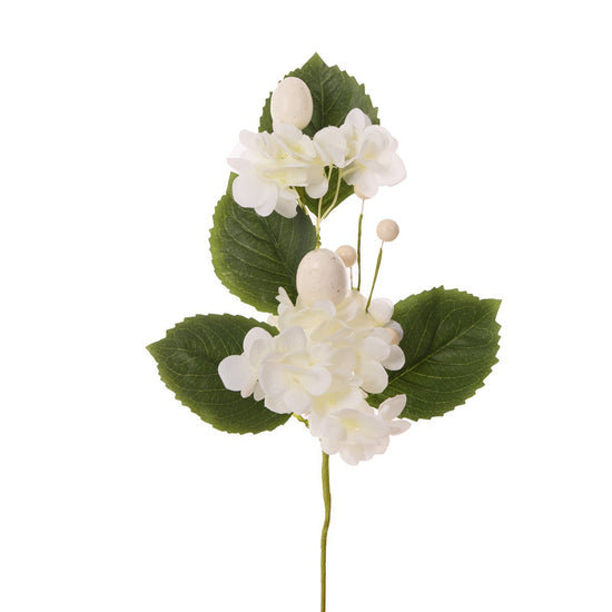 Mini White Hydrangea Posy - My Christmas