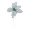 Mint Glitter Poinsettia - My Christmas