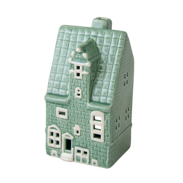 Mint Tealight Tower House - My Christmas