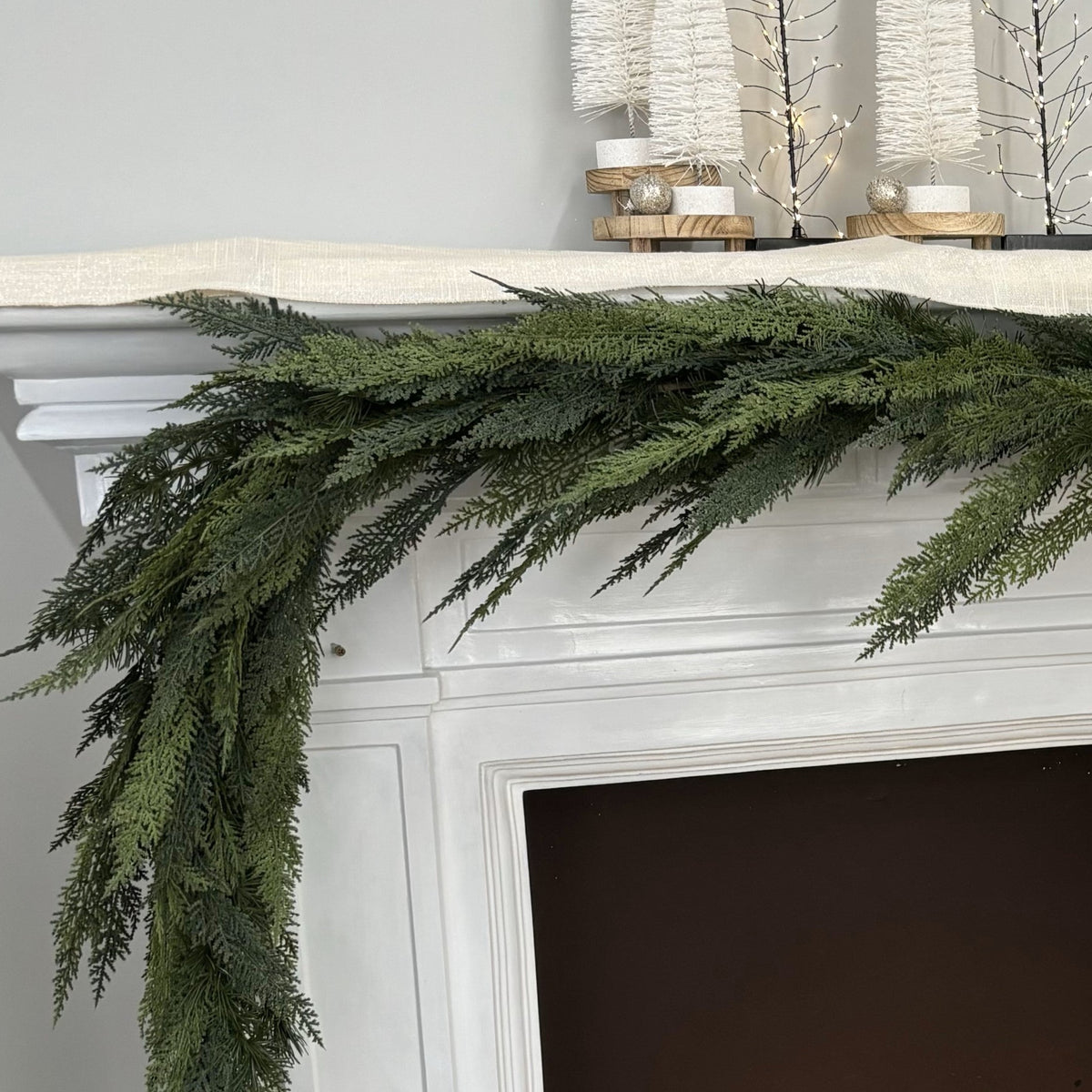 Mixed Fern and Cedar Garland - 180cm - My Christmas