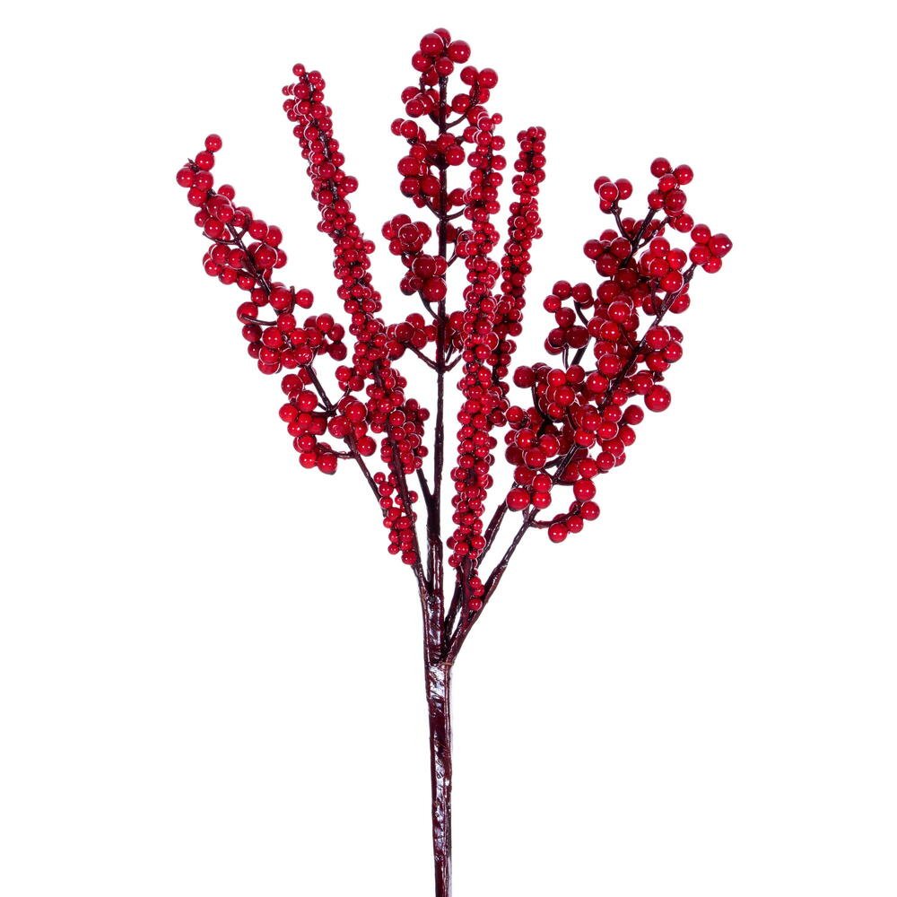 Mixed Red &amp; Dark Red Cluster Berry Pick - My Christmas