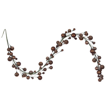 Mocha Bauble Garland - 180cm - My Christmas