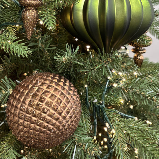 Mocha Durian Bauble - 10cm - My Christmas