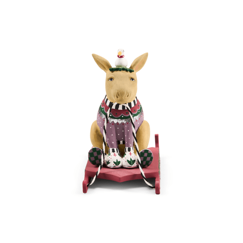 Mooseltoe Baby Moose On Sled - My Christmas
