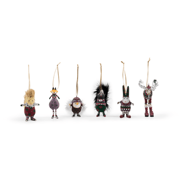 Mooseltoe Mini Ornaments - Set of 6 - My Christmas
