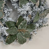 Moss and Pine Flocked Wreath with Butterfly - 60cm - My Christmas