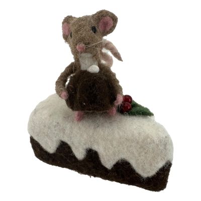 Mouse Choc Cake Slice - My Christmas