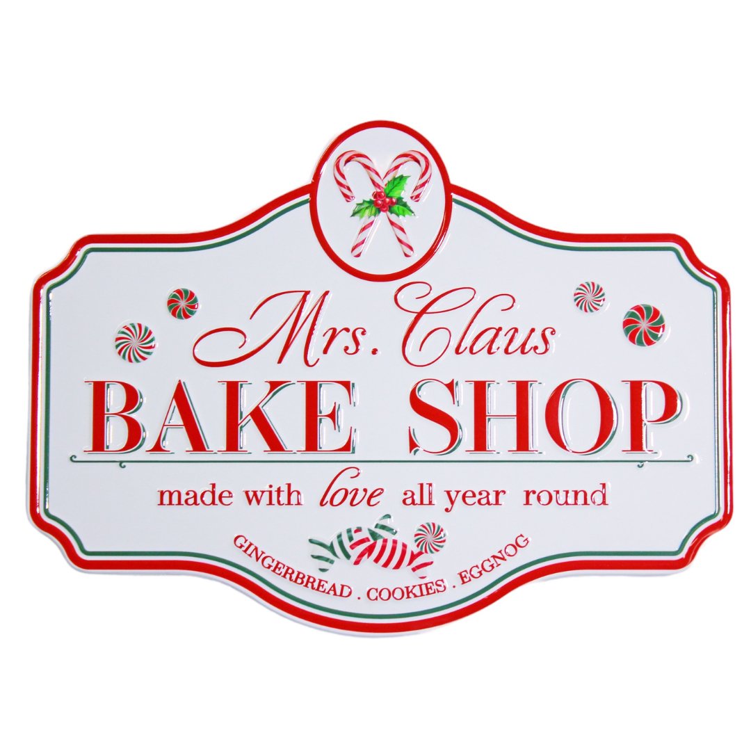 Mrs Claus Bake Shop Sign - My Christmas