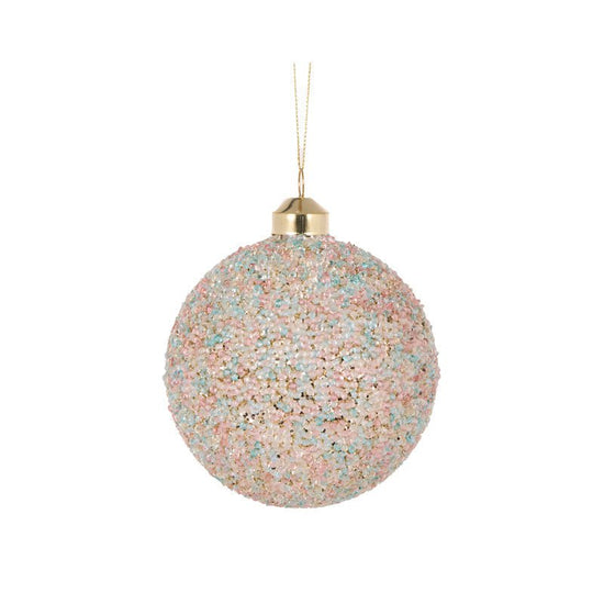 Multi-Coloured Sequin Bauble - My Christmas