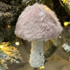 Mushroom Glitter Ornament - Pink - My Christmas