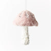 Mushroom Glitter Ornament - Pink - My Christmas