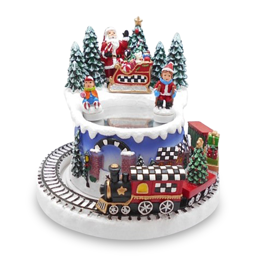 Musical Ice Skating Winter Scene - My Christmas