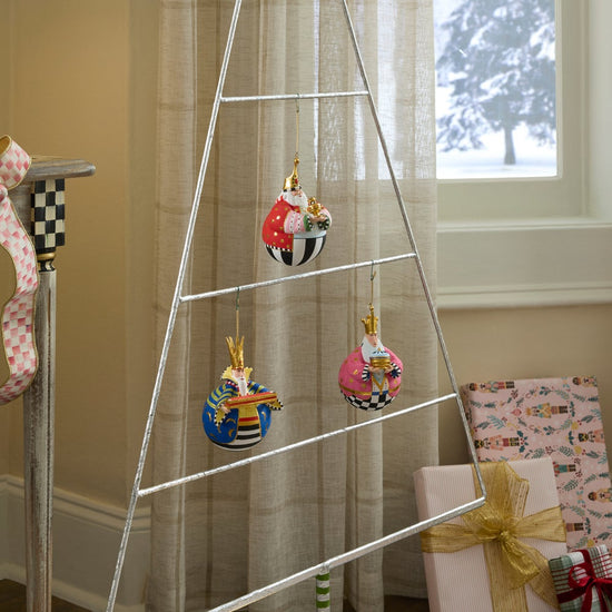 Nativity Jolly Wisemen Ball Ornaments - Set of 3 - My Christmas